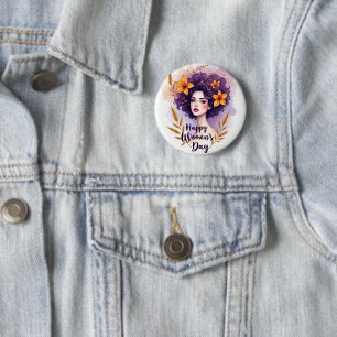 International Women's Day 6 Cm Round Badge