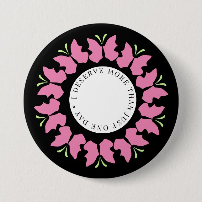 International Women's Day 7.5 Cm Round Badge (Front)