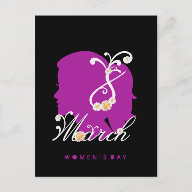 international women's day 8 march 2024 shirt  postcard (Front)