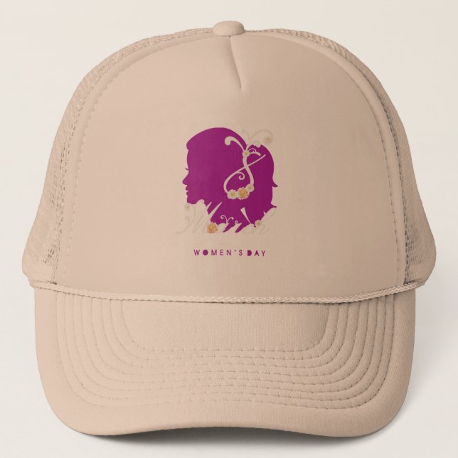 international women's day 8 march 2024 shirt  trucker hat (Front)