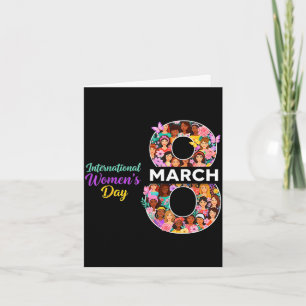 International women's day 8 march 2026 empowering card
