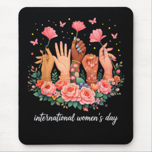 International Women's Day 8 March 2026 Mouse Mat