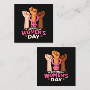 International Women's Day 8 March Enclosure Card