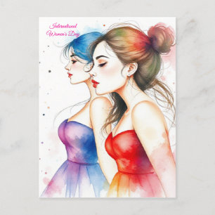 International Women's Day 8 March  Postcard