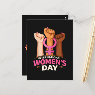 International Women's Day 8 March Postcard