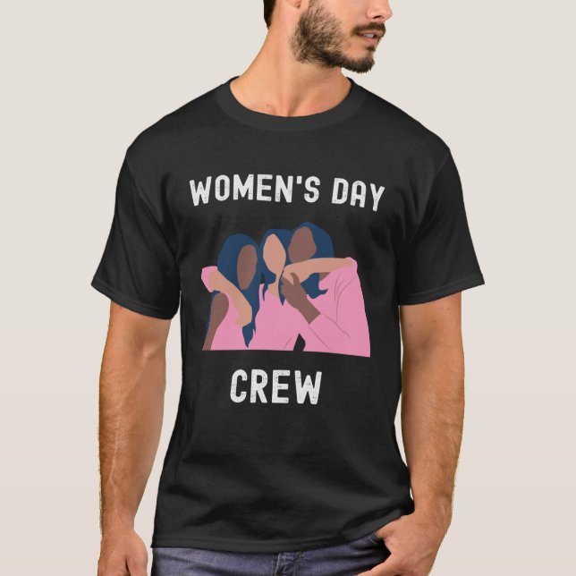 International womens day  8 march Quotes Family T-Shirt (Front)