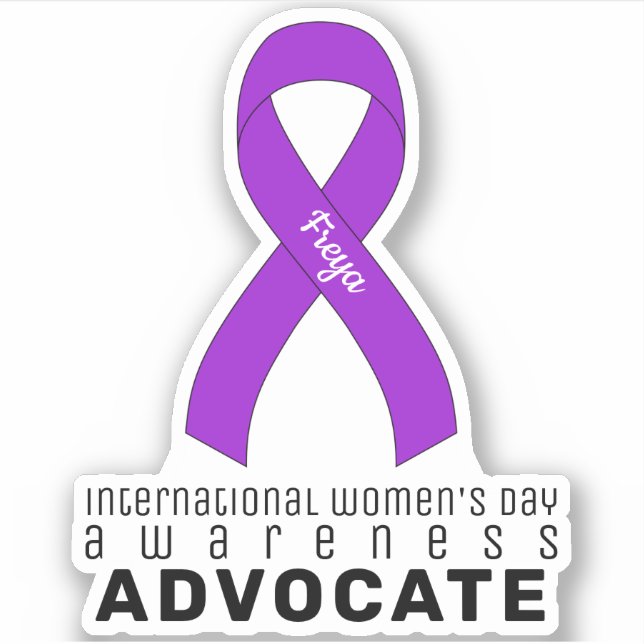 International Women's Day Awareness Advocate Vinyl (Front)