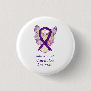 International Women's Day Awareness Angel Pins