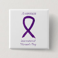 International Women's Day Awareness Custom Pins