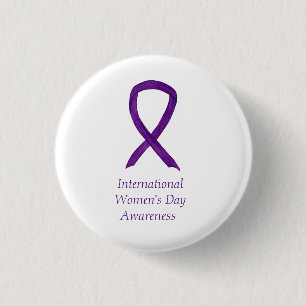 International Women's Day Awareness Custom Pins