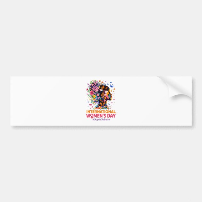 International Women's Day Bumper Sticker (Front)