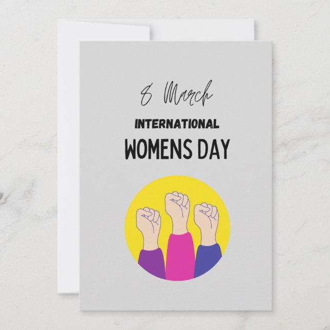 International Women's Day Card (Front)