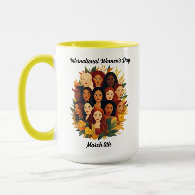 International Women's Day - Celebrating Women Mug (Left)