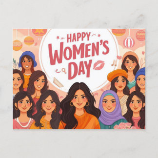 International Women's Day Celebration Postcard