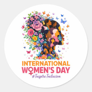 International Women's Day Classic Round Sticker