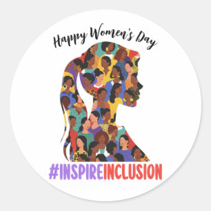 International Women's Day Classic Round Sticker