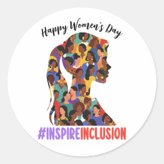 International Women's Day Classic Round Sticker