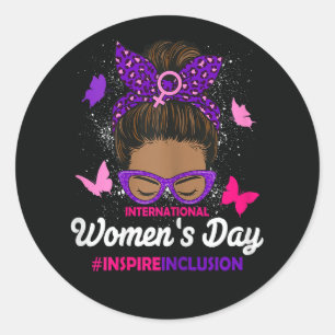 International Women's Day Classic Round Sticker