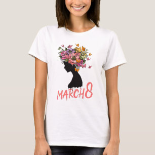 International Women's Day clip art, March 8th T-Shirt