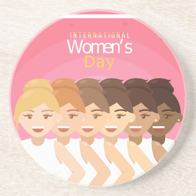 international Womens Day Coaster (Front)