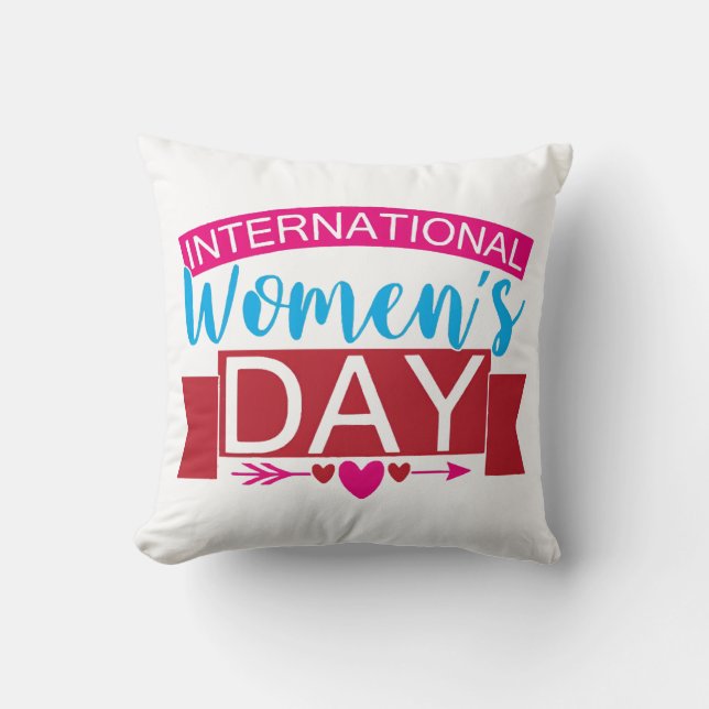 International Womens Day  Cushion (Front)