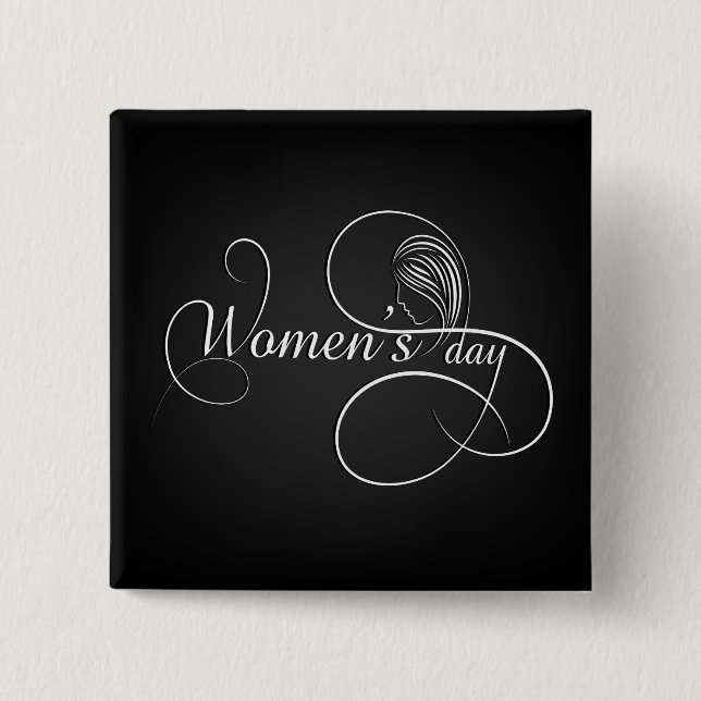International Women's Day - Customise All Options 15 Cm Square Badge (Front)