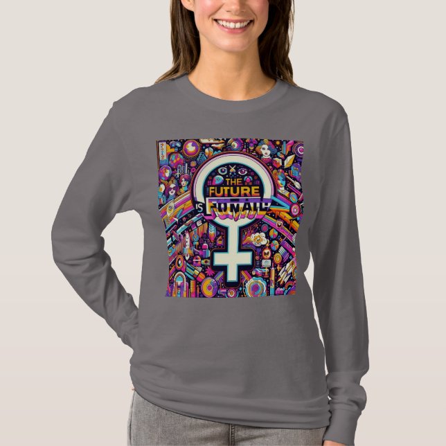 International Women's Day Design Basic Long Sleeve T-Shirt (Front)