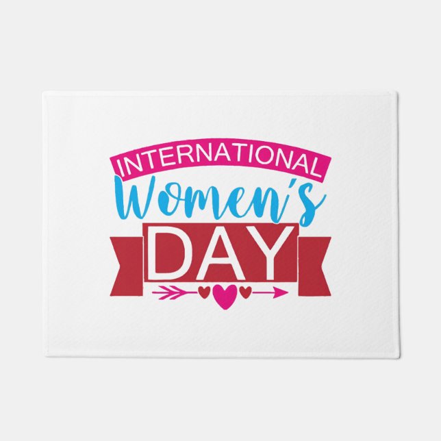 International Womens Day  Doormat (Front)