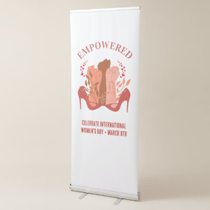 International Women's Day EMPOWERED Unity Event Retractable Banner