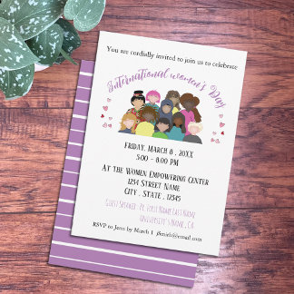 International Women's Day Event March 8 Invitation
