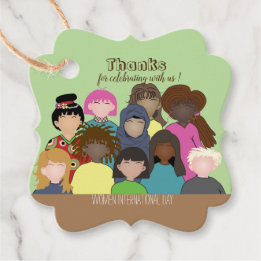 International Women's Day Favour Tags