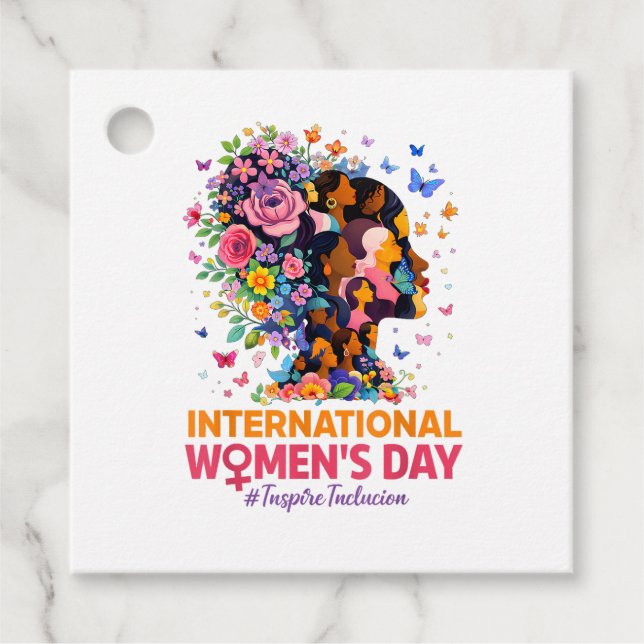 International Women's Day Favour Tags (Front)