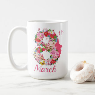 international women's day happy women's day 8 2024 coffee mug