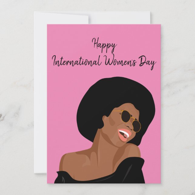 International Women's Day Holiday Card (Front)
