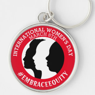 International Women's Day is March 8th    Key Ring