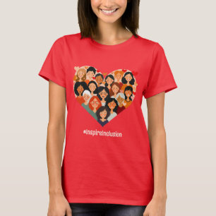 International Women's Day   IWD March 8   Heart T-Shirt