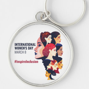 International Women's Day   IWD March 8  Key Ring