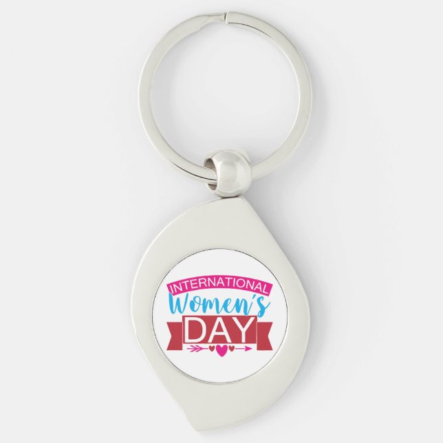 International Womens Day  Key Ring (Front)