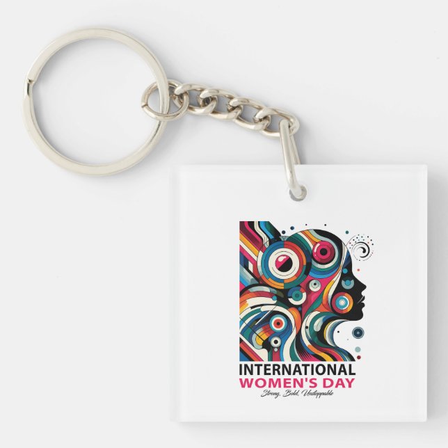 International Women's Day Key Ring (Front)