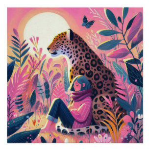 International Women's Day leopard Poster