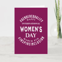 International Women's Day | March 8th Equality