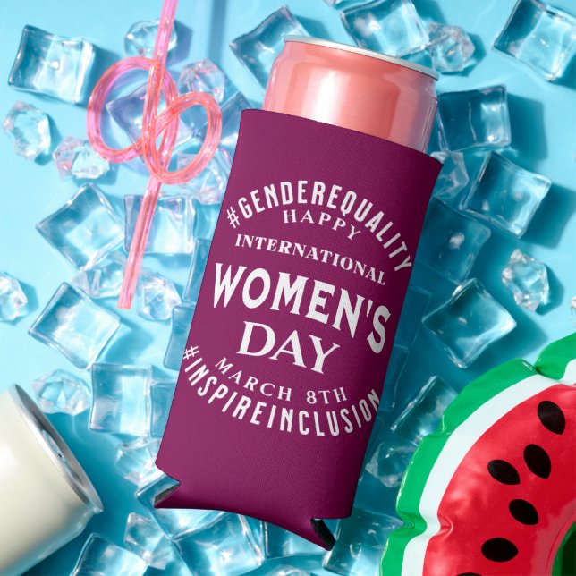 International Women's Day | March 8th Equality Seltzer Can Cooler (In Situ Summer)