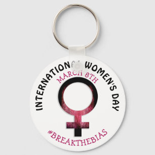 International Women's Day   March 8th   Key Ring
