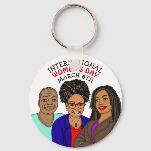 International Women's Day - March 8th Key Ring