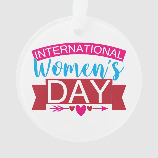 International Womens Day  Ornament (Front)