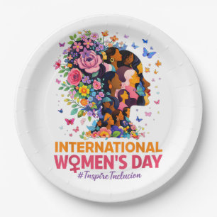 International Women's Day Paper Plate