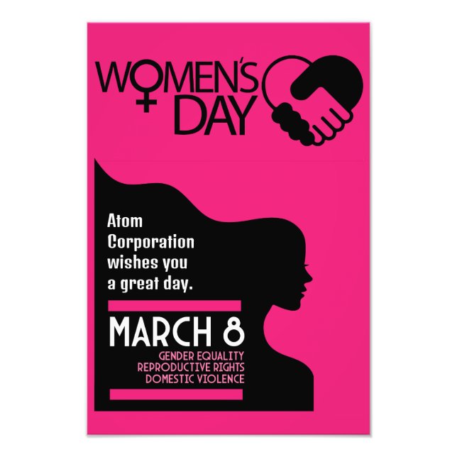 International Women's Day  Photo Print (Front)