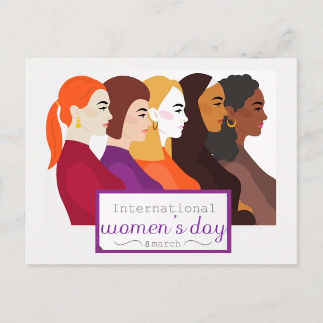 International Womens Day Postcard (Front)