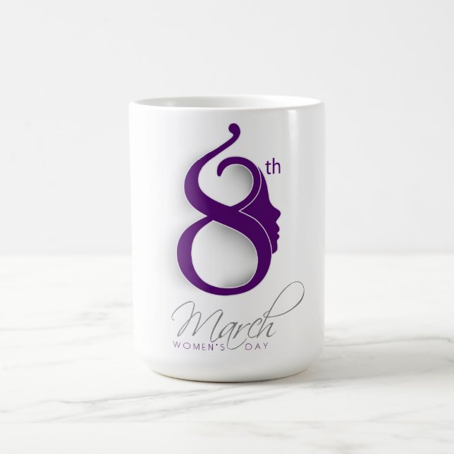 International Women's Day Purple Logo Coffee Mug (Center)