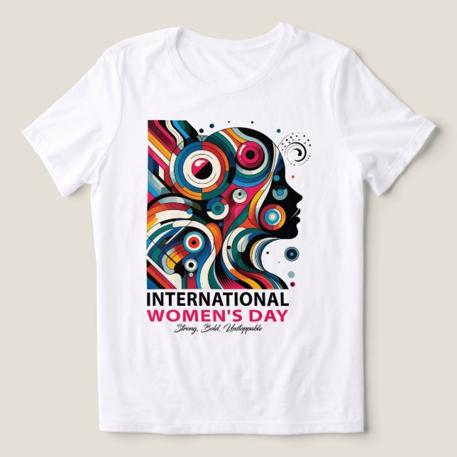 International Women's Day Tri-Blend Shirt (Design Front)